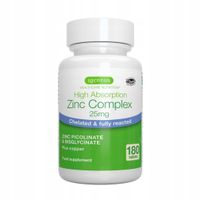 CYNK Complex ORGANICZNY chelaty 2 formy 25 mg plus MIEDŻ 180 tab IGENNUS