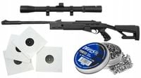 Wiatrówka karabinek Hatsan TG AirTact QE 4,5mm ZESTAW LUNETA ŚRUT