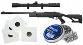 Wiatrówka karabinek Hatsan TG AirTact QE 4,5mm ZESTAW LUNETA ŚRUT