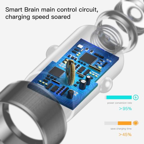 Baseus Small Screw Ładowarka samochodowa 2xUSB, 3.4 A+kabel USB-C 2 na Arena.pl