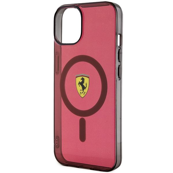Etui Ferrari do iPhone 15, iPhone 14, iPhone 13, Czerwony MagSafe zdjęcie 6