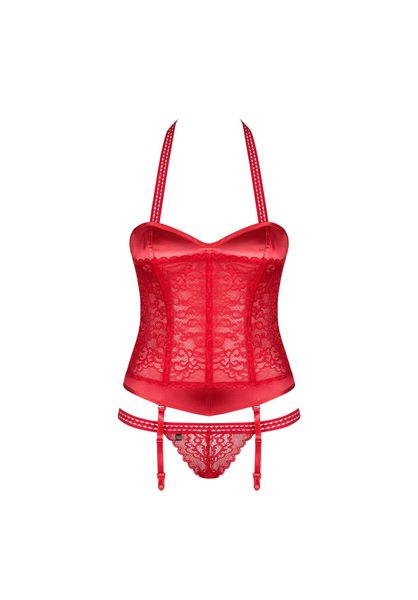 Flameria Gorset I Stringi S/M zdjęcie 4