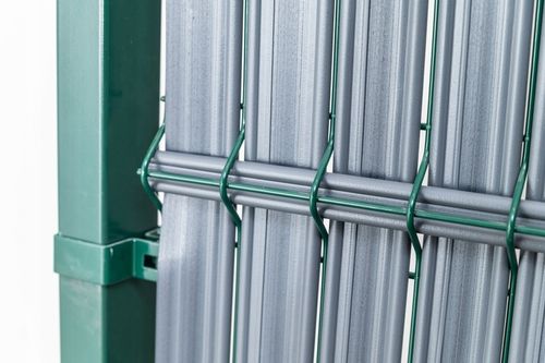 Listwy ogrodzeniowe pionowe wąskie 173x250cm RD03 Szary komplet na Arena.pl