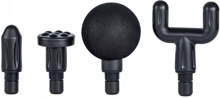 Pistolet do masażu Massage Gun Mini Czarny 4 końcówki Extralink zdjęcie 4