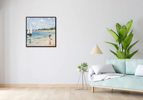 Plakat 70x70cm Życie na Brzegu na Arena.pl
