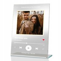 STATUETKA WSPÓLNA PIOSENKA + ZDJĘCIE na WALENTYNKI