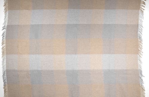 Koc Wełniany 150X200 Kratka 18739 na Arena.pl