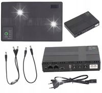 ZASILACZ AWARYJNY MINI UPS 36W DO ROUTERA KAMERY 12V 9V 5V 10400MAH