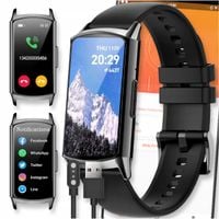 SMARTBAND BAND SMARTWATCH OPASKA CZARNY ZEGAREK AMOLED SP02 BLUETOOTH PRO