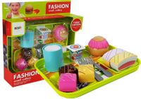 ND24_7059 Zestaw Jedzenia Deser Ciasto z Tacką 1818912648741