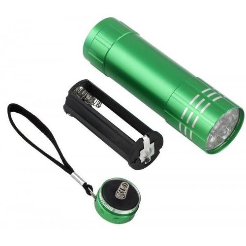 Latarka 9 LED MONTARGIS Zielona na Arena.pl