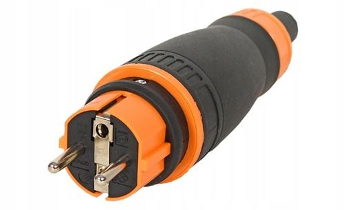 Wtyczka Gumowa 16A 230V IP44 hermetyczna ekskluzywna bezpieczna prosta na Arena.pl