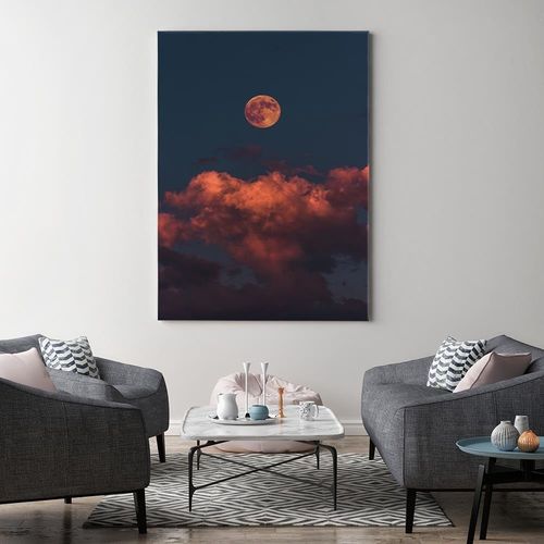 Obraz na płótnie – Canvas, różowe chmury 60x90 na Arena.pl