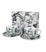 FILIŻANKI ZE SPODKIEM DUO ORIENT BLUE 250 ML X 2 SZT NA PREZENT