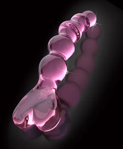 icicles model 24 szklany masażer kulkowy z sercem 20 cm na Arena.pl