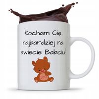 Kubek Dla Babci Na Imieniny Kocham Cię Babciu Z Nadrukiem Ze Zdjęciem
