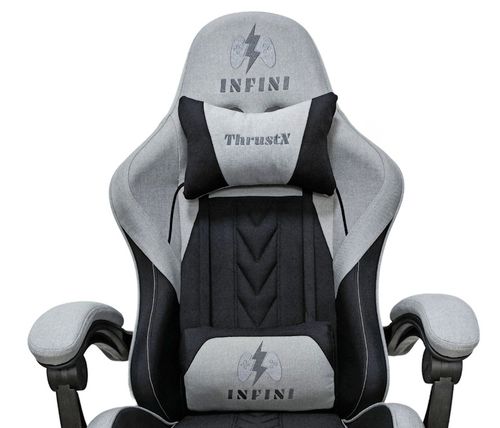 Fotel ThrustX Black/Light Gray na Arena.pl