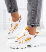 Białe sneakersy damskie Bernier 36