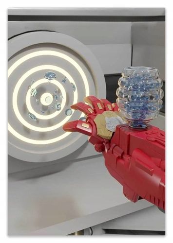 PISTOLET AUTOMATYCZNY NA KULKI ŻELOWE WODNE KARABIN DUŻY GUN IRON MAN na Arena.pl