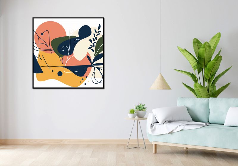 Plakat 100x100cm Dynamika Wizji zdjęcie 4