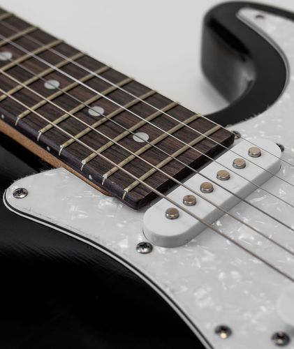 Gitara elektryczna Preston ST-10 BK CZARNA Combo 15W Pokrowiec ZESTAW na Arena.pl