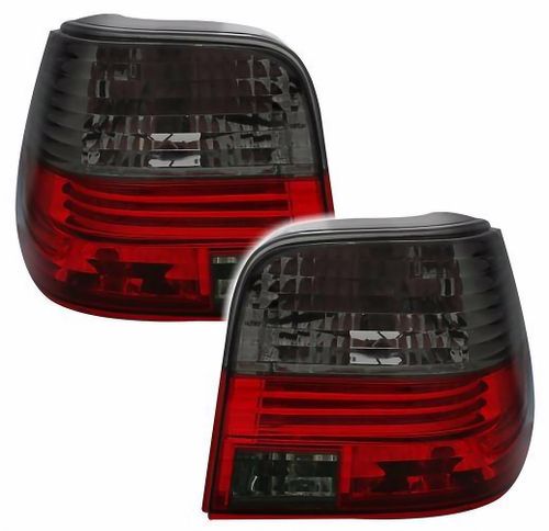 LAMPY TYLNE DO  VW GOLF IV 4 HATCHBACK OD 1997 DO 2003 CLEAR RED SMOKE na Arena.pl