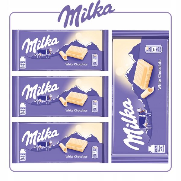 MILKA CZEKOLADA WHITE 4x100G zdjęcie 5