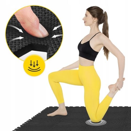 mata puzzle 30x30 cm czarny 24 szt na Arena.pl