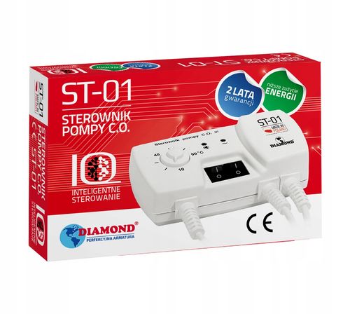DIAMOND STEROWNIK REGULATOR POMPY PIECA KOTŁA C.O. ST-01 INTELIGENTNY na Arena.pl