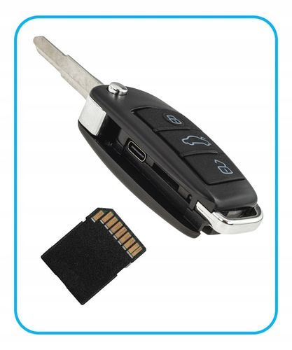 Mini Kamera ukryta Kluczyk Samochodowy KAMERA SZPIEGOWSKA FULLHD Tryb nocny na Arena.pl