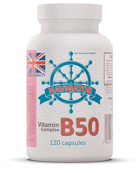 NAVIGATOR Witamina B50 120 kapsułek zdjęcie 2