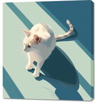 Obraz 90x100cm Kocia Persona