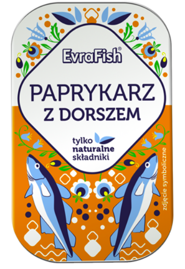 EVRA PAPRYKARZ Z DORSZEM 125G zdjęcie 1
