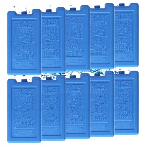 Wkłady chłodzące do lodówki turystycznej torby termicznej FRIZET 10x 200 ml na Arena.pl