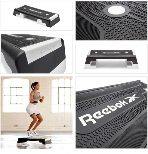 REEBOK STEP CZARNO-BIAŁY RAP-11150WH zdjęcie 4