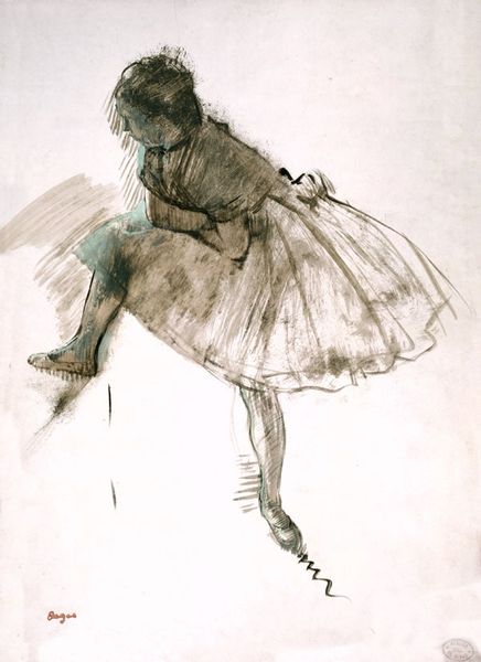 Study of a Ballet Dancer (recto), Edgar Degas - plakat 40x60 cm zdjęcie 1