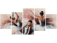 OBRAZ KOBIETY TAŃCZĄCE BALET