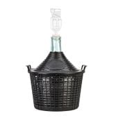 BALON DAMA 10L W KOSZU + KOREK RURKA FERMENTACYJNA