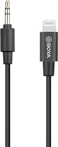 Boya BY-K1 - adapter, kabel (jack 3.5mm TRS - Lightning), 20cm na Arena.pl