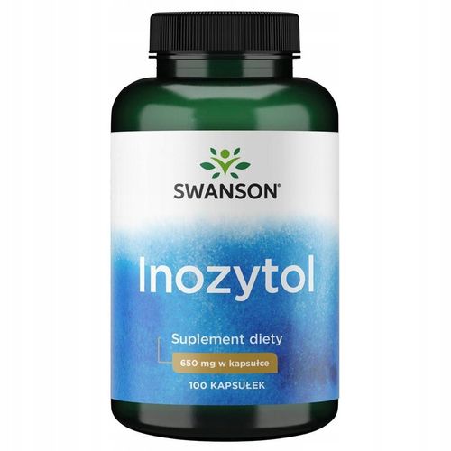 SWANSON Inozytol 650mg 100kapsułek Witamina B8 Inositol na Arena.pl
