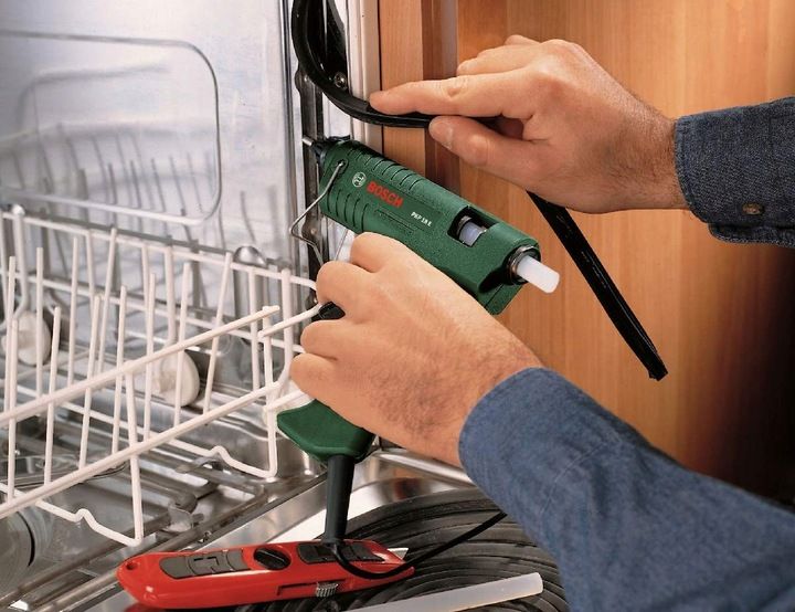 PISTOLET DO KLEJU NA GORĄCO BOSCH PKP 18 E + KLEJ zdjęcie 2