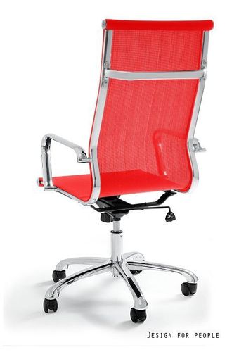 FOTEL OBROTOWY MODEL DRAFTY CZERWONY na Arena.pl