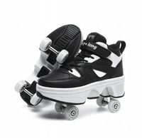 Buty na kółkach Regulowany w trampki 33-42, Wielokolorowy