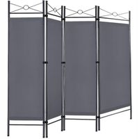 METALOWY ANTRACYT PARAWAN ŚCIANKA DZIELĄCA ZASŁONA