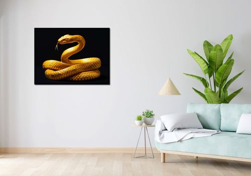 Plakat 100x75cm Złoty Wąż na Arena.pl