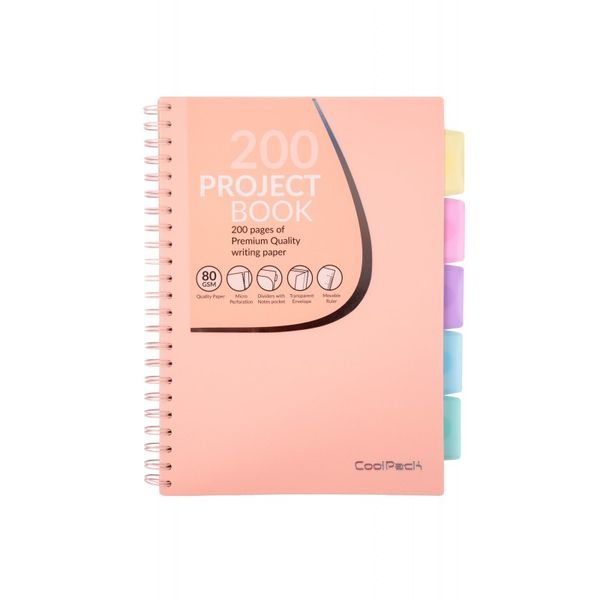 KOŁOBRULION PP A4 200 PASTEL PEACH COOLPACK zdjęcie 1