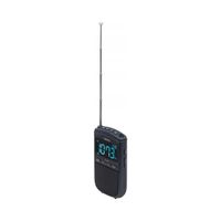 Mini Radio FM AM Przenośne Podręczne Kieszonkowe Akumulatorowe USB Zegar
