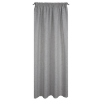 Zasłona na taśmie JULA 140X270 szara