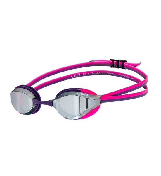 ARENA OKULARY JUNIOR PYTHON MIRROR SILVER SHOCKING PINK PLUM 011007/130 zdjęcie 1