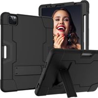 Etui do iPad Pro 5/4/3 12.9" z Podstawką i Miejscem na Rysik Czarne